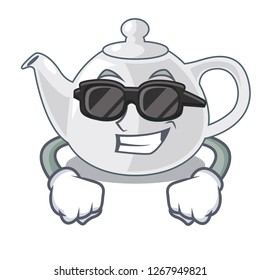 super coolporcelain teapot ceramic isolate on mascot