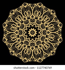 Super Creative floral mandala, decorative ornament. design for print fabric, tatto. vector