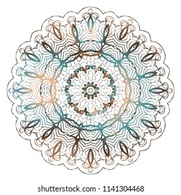Super Creative floral mandala, decorative ornament. design for print fabric, tatto. vector