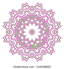 Super Creative floral mandala, decorative ornament. design for print fabric, tatto. vector