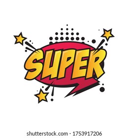 SUPER Creative Infographic vector letter for tshirt design or sticker