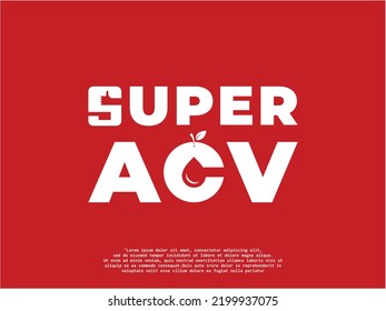 super creative logo fluid apple clear interesting concept