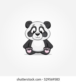 Super cute cartoon panda 