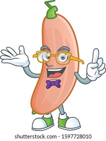 Super Cute Geek banana squash cartoon character design