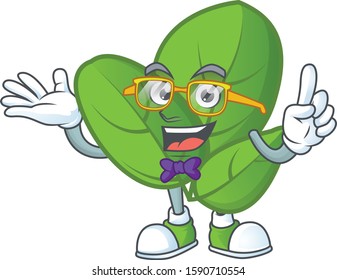 Super Cute Geek basil cartoon character design