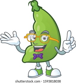 Super Cute Geek broad beans cartoon character design
