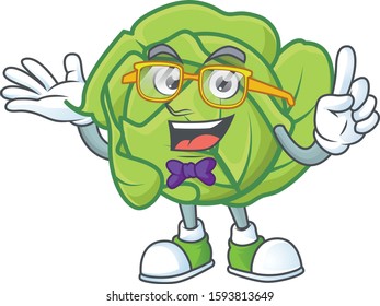 Super Cute Geek cabbage cartoon character design