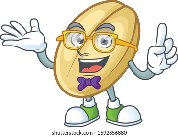 Super Cute Geek split bean cartoon character design