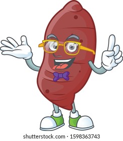 Super Cute Geek sweet potatoes cartoon character design