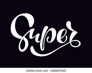  Super - cute hand drawn doodle lettering art poster banner template