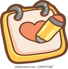 Super cute stationery and school supplies stickers