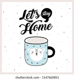 Super cute vector illustration of a coffee cup. Coffee to Go cartoon illustration. Isolated on white background. 