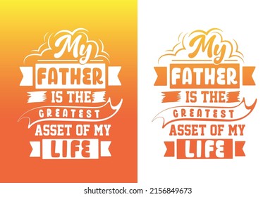 Super dad papa Father's Day t shirt design vector art print