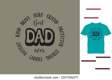 Super dad t shirt design