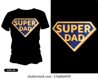 A Super dad t-shirt design