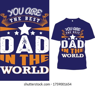 Super Dad - t-shirt print. Happy father's day.