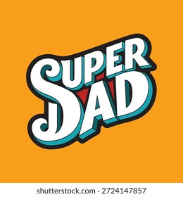 Super Dad Vektorgrafik