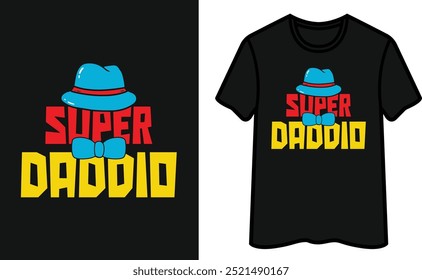 Super Daddid. Father's Day T-Shirt Design