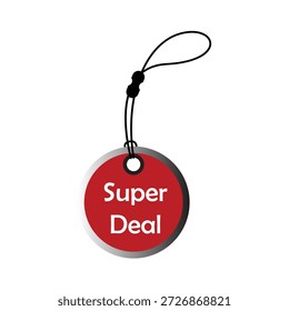 Super Deal 3d Rundkreis Aufkleber