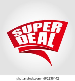 Super deal labels banners - Shutterstock ID 692238442
