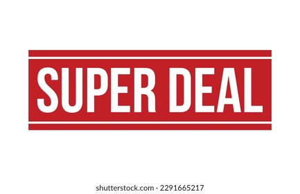 Super Deal Rubber Stamp Seal Vector - Shutterstock ID 2291665217
