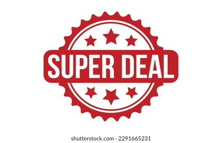 Super Deal Rubber Stamp Seal Vector