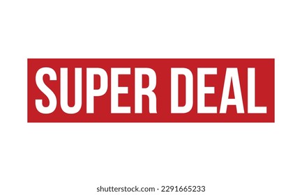 Super Deal Rubber Stamp Seal Vector - Shutterstock ID 2291665233