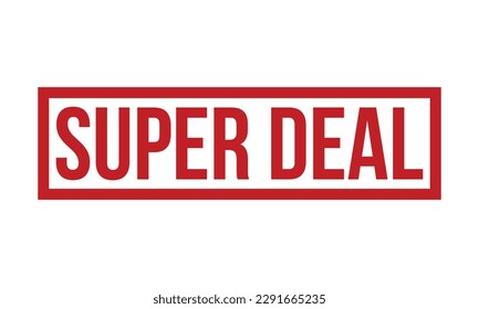 Super Deal Rubber Stamp Seal Vector - Shutterstock ID 2291665235