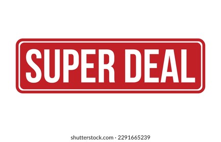 Super Deal Rubber Stamp Seal Vector - Shutterstock ID 2291665239