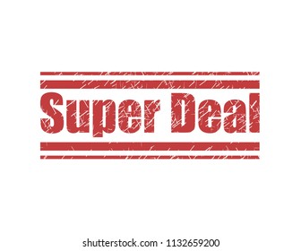 Super Deal stamp