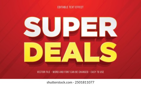 Super deals 3d editable text effect