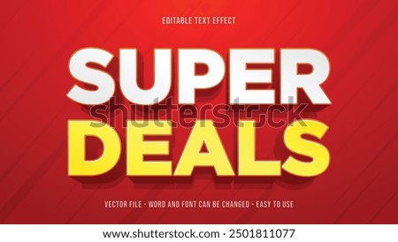 Super deals 3d editable text effect
