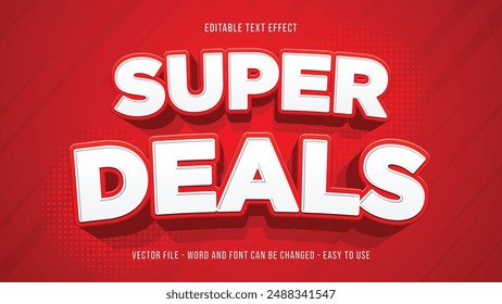 Super deals editable text effect