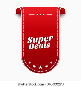 Super Deals Red Vector Icon Design