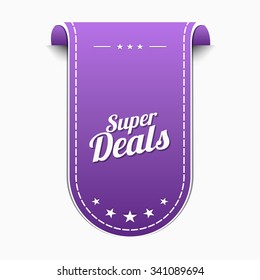 Super Deals Violet Vector Icon Design