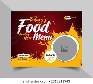 Super delicious fast food social media or Instagram post template. Food banner or poster design for online business marketing. Business branding, web ads, social media ads, social media posts.