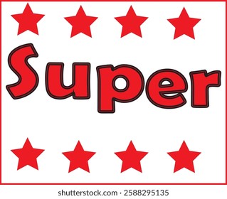 Super in design and White Colour Background in deign