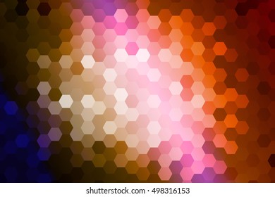 super disco music hexagon background. vector illustration. for design template banner, wallpaper, flyer