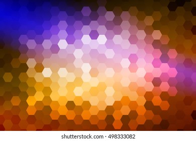 super disco music hexagon background. vector illustration. for design template banner, wallpaper, flyer