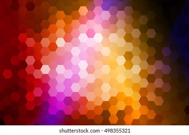 super disco music hexagon background. vector illustration. for design template banner, wallpaper, flyer