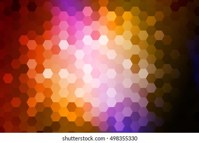 super disco music hexagon background. vector illustration. for design template banner, wallpaper, flyer