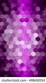 super disco music hexagon background. purple color. vector illustration. for design template banner, wallpaper, flyer