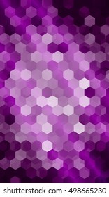 super disco music hexagon background. purple color. vector illustration. for design template banner, wallpaper, flyer