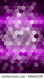 super disco music hexagon background. purple color. vector illustration. for design template banner, wallpaper, flyer