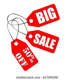 Super discount, sale, advantageous offer, postcard, vector, products, business background, gifts, abstraction