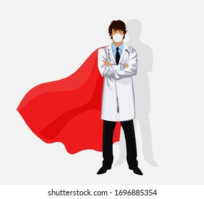 Super Doctor Fights Virus for People