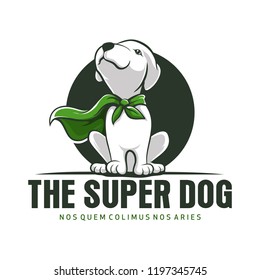 Super Dog Animal Mascot Logo