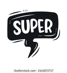 super doodle expression monochrome icon