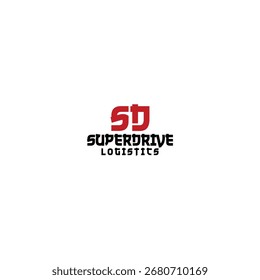 Super Drive Logistics logo with red and black SD icon on white background