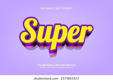 Super Editable Text Effect Design